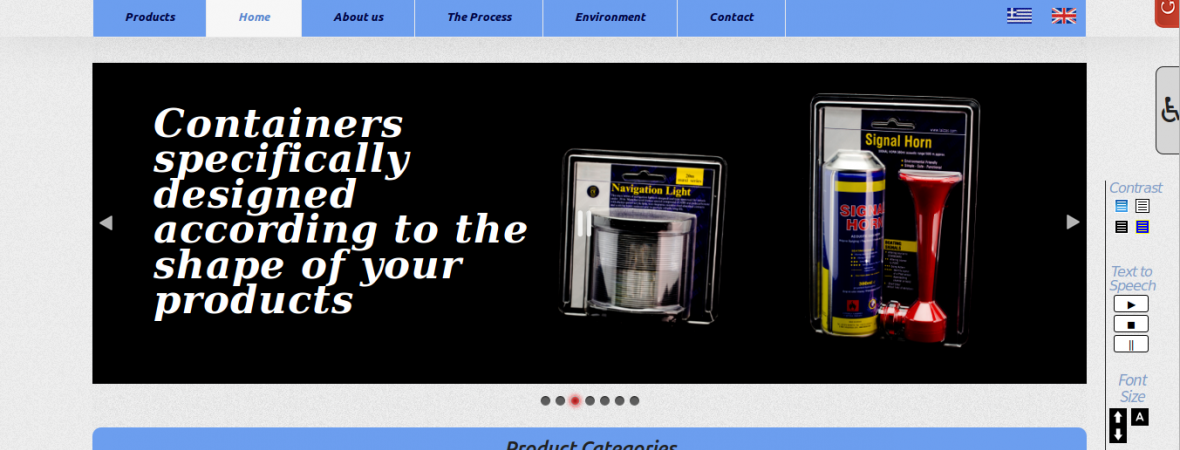 Tastian - Joomla - Web page suitable and accessible to people with disabilities - WCAG comformance